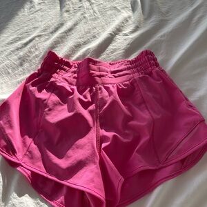 Lululemon Hotty Hot shorts 4 inch or high rise 2.5 inch